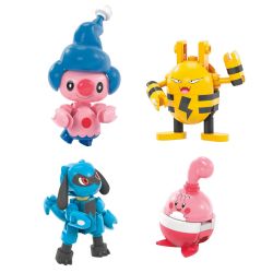 MEGA BLOKS HKT24 POKÉMON BÓNG 8 LOẠI bộ đồ chơi xếp lắp ráp ghép mô hình Movie & Game POKÉMON TRAINER 8 PACK Phim Và Trò Chơi 189 khối