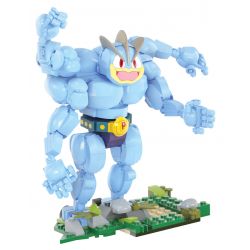 MEGA BLOKS HTH70 POKÉMON SỨC MẠNH bộ đồ chơi xếp lắp ráp ghép mô hình Movie & Game POKÉMON MACHAMP Phim Và Trò Chơi 401 khối