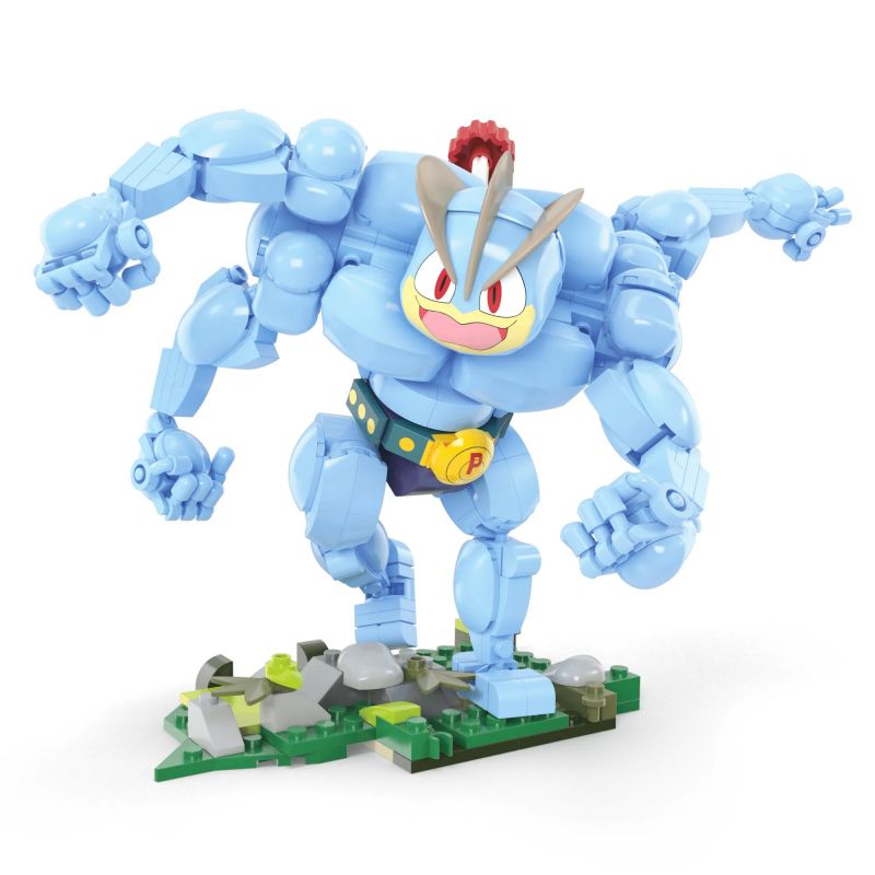 MEGA BLOKS HTH70 POKÉMON SỨC MẠNH bộ đồ chơi xếp lắp ráp ghép mô hình Movie & Game POKÉMON MACHAMP Phim Và Trò Chơi 401 khối