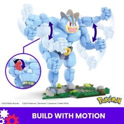 MEGA BLOKS HTH70 POKÉMON SỨC MẠNH bộ đồ chơi xếp lắp ráp ghép mô hình Movie & Game POKÉMON MACHAMP Phim Và Trò Chơi 401 khối