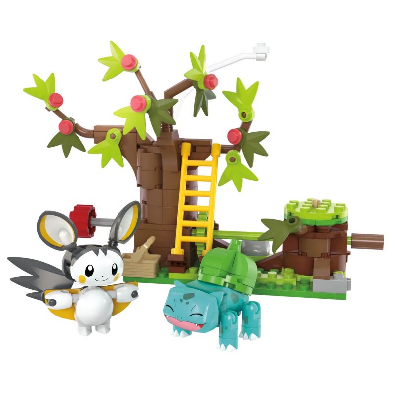  Mega Bloks HTH69 Pokémon Emolga And Bulbasaur's Charming Woods Xếp hình lắp ráp ghép mô hình Pokémon: Electabuzz và Bulbasaur