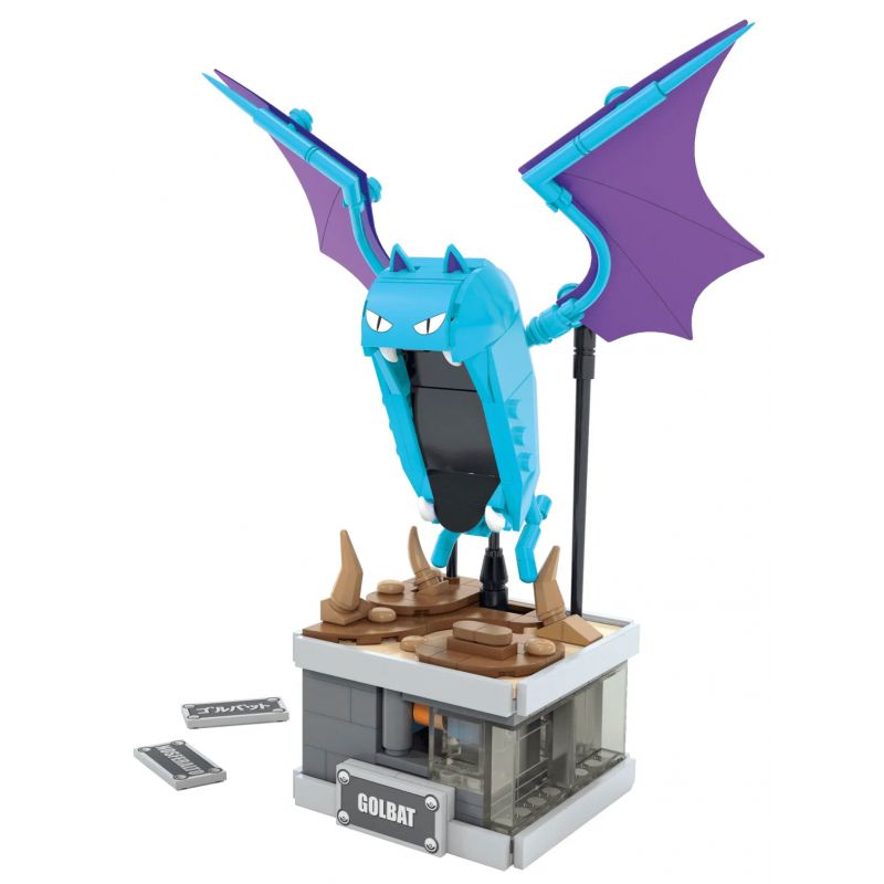  Mega Bloks HTH72 Pokémon Mini Motion Golbat Xếp hình lắp ráp ghép mô hình Pokémon: Dơi miệng rộng