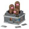 MEGA BLOKS HTH73 POKÉMON BA CON CHUỘT NĂNG ĐỘNG bộ đồ chơi xếp lắp ráp ghép mô hình Movie & Game POKÉMON MINI MOTION DUGTRIO Phim Và Trò Chơi 350 khối