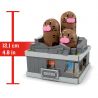MEGA BLOKS HTH73 POKÉMON BA CON CHUỘT NĂNG ĐỘNG bộ đồ chơi xếp lắp ráp ghép mô hình Movie & Game POKÉMON MINI MOTION DUGTRIO Phim Và Trò Chơi 350 khối