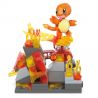 MEGA BLOKS HTH86 POKÉMON CHARMANDER BEYBLADE bộ đồ chơi xếp lắp ráp ghép mô hình Movie & Game POKÉMON CHARMANDER'S FIRE-TYPE SPIN Phim Và Trò Chơi 81 khối