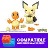 MEGA BLOKS HXP13 POKÉMON CHARMANDER VÀ PICHU bộ đồ chơi xếp lắp ráp ghép mô hình Movie & Game POKÉMON CHARMANDER & PICHU Phim Và Trò Chơi 40 khối