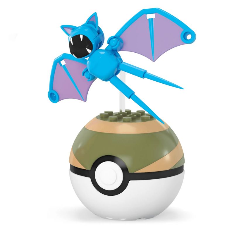 MEGA BLOKS HXP12 POKÉMON PIKACHU VÀ SUPERBAT bộ đồ chơi xếp lắp ráp ghép mô hình Movie & Game POKÉMON PIKACHU & ZUBAT Phim Và Trò Chơi 40 khối