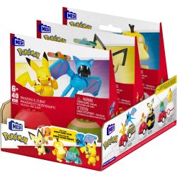 MEGA BLOKS HXP11 POKÉMON BÓNG bộ đồ chơi xếp lắp ráp ghép mô hình Movie & Game POKÉMON BALL 2-PACK Phim Và Trò Chơi 143 khối
