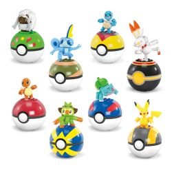 MEGA BLOKS HTJ75 POKÉMON HUẤN LUYỆN VIÊN bộ đồ chơi xếp lắp ráp ghép mô hình Movie & Game POKÉMON TRAINERTEAM Phim Và Trò Chơi 191 khối
