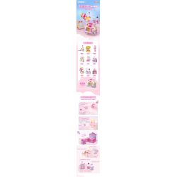 KEEPPLEY 35020 PINPINLE KHOẢNH KHẮC ĐẸP HỘP MÙ bộ đồ chơi xếp lắp ráp ghép mô hình Girl Con Gái