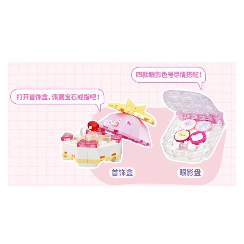 KEEPPLEY 35020 PINPINLE KHOẢNH KHẮC ĐẸP HỘP MÙ bộ đồ chơi xếp lắp ráp ghép mô hình Girl Con Gái