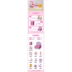 KEEPPLEY 35020 PINPINLE KHOẢNH KHẮC ĐẸP HỘP MÙ bộ đồ chơi xếp lắp ráp ghép mô hình Girl Con Gái