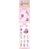 KEEPPLEY 35020 PINPINLE KHOẢNH KHẮC ĐẸP HỘP MÙ bộ đồ chơi xếp lắp ráp ghép mô hình Girl Con Gái