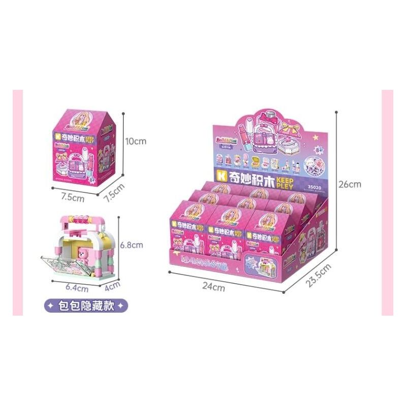 KEEPPLEY 35020 PINPINLE KHOẢNH KHẮC ĐẸP HỘP MÙ bộ đồ chơi xếp lắp ráp ghép mô hình Girl Con Gái
