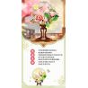 KEEPPLEY K10401 10401 QUẠT HOA HỒNG bộ đồ chơi xếp lắp ráp ghép mô hình Arts & Crafts 608 khối