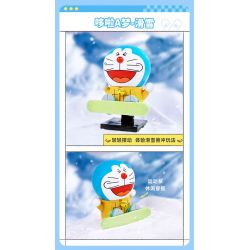 KEEPPLEY K20418 20418 ĐÔRÊMON TRƯỢT TUYẾT bộ đồ chơi xếp lắp ráp ghép mô hình Movie & Game Phim Và Trò Chơi 74 khối