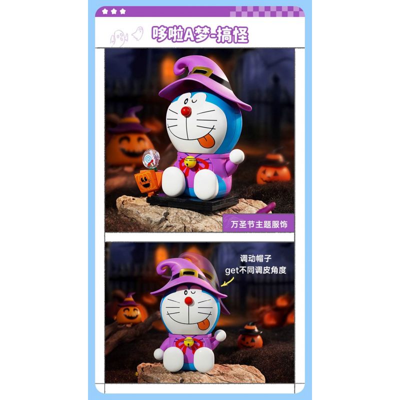 KEEPPLEY K20418 20418 ĐÔRÊMON TRƯỢT TUYẾT bộ đồ chơi xếp lắp ráp ghép mô hình Movie & Game Phim Và Trò Chơi 74 khối