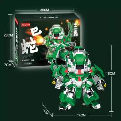 WANGAO 288059 CUNG HOÀNG ĐẠO TRUNG QUỐC RẮN bộ đồ chơi xếp lắp ráp ghép mô hình