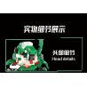 WANGAO 288059 CUNG HOÀNG ĐẠO TRUNG QUỐC RẮN bộ đồ chơi xếp lắp ráp ghép mô hình