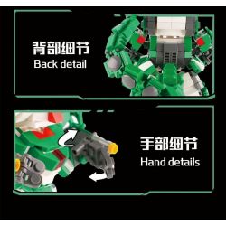 WANGAO 288059 CUNG HOÀNG ĐẠO TRUNG QUỐC RẮN bộ đồ chơi xếp lắp ráp ghép mô hình