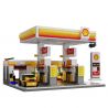 CADA DOUBLEE C66026 66026 TRẠM XĂNG VỎ bộ đồ chơi xếp lắp ráp ghép mô hình Creator Sáng Tạo 1327 khối