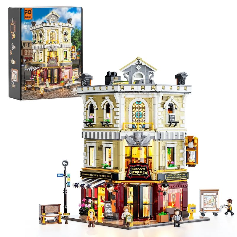 Lego FunWhole F9033 Antique Store Xếp hình lắp ráp ghép mô hình cửa hàng sưu tầm