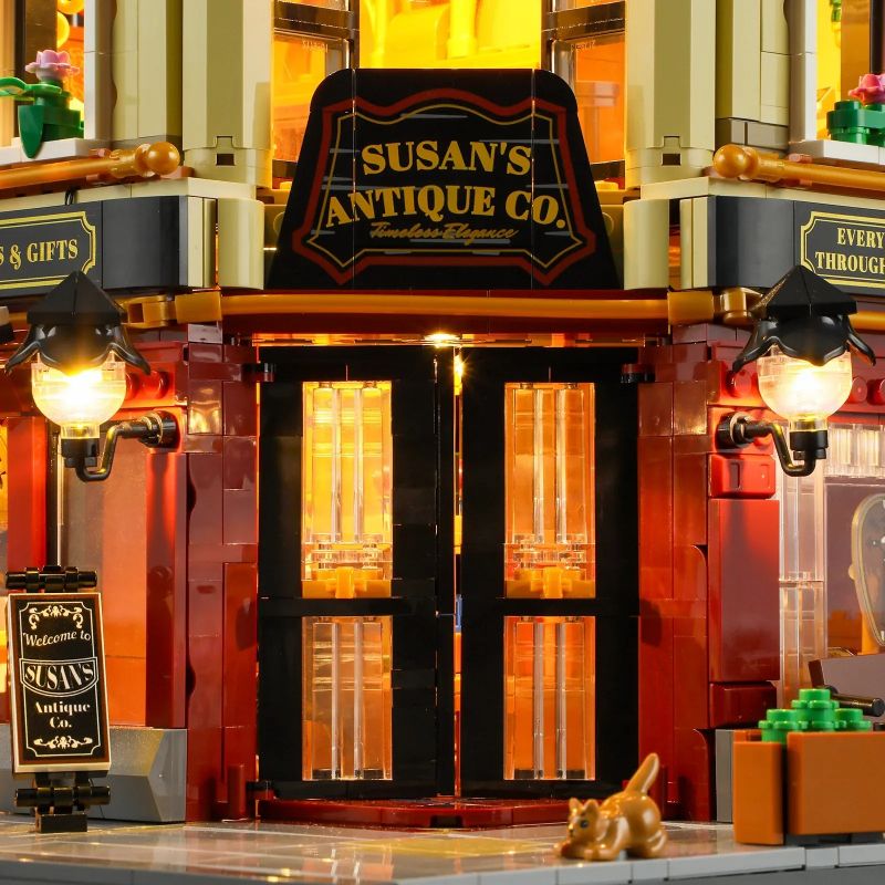 LUMIBRICKS FUNWHOLE F9033 9033 CỬA HÀNG SƯU TẦM bộ đồ chơi xếp lắp ráp ghép mô hình Creator ANTIQUE STORE Sáng Tạo 2847 khối