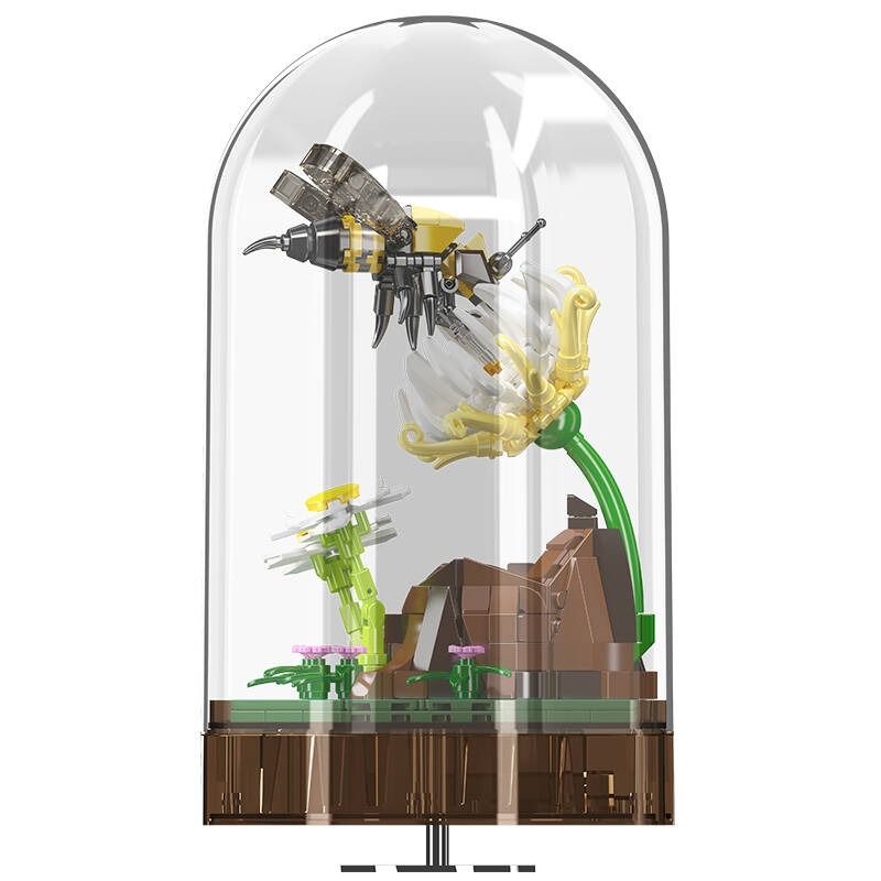 MouldKing 10104 Mould King 10104 THẾ GIỚI CÔN TRÙNG ONG bộ đồ chơi xếp lắp ráp ghép mô hình INSECT WORLD 413 khối