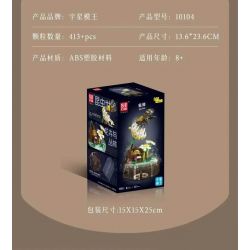 MouldKing 10104 Mould King 10104 THẾ GIỚI CÔN TRÙNG ONG bộ đồ chơi xếp lắp ráp ghép mô hình INSECT WORLD 413 khối