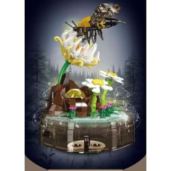 MouldKing 10104 Mould King 10104 THẾ GIỚI CÔN TRÙNG ONG bộ đồ chơi xếp lắp ráp ghép mô hình INSECT WORLD 413 khối