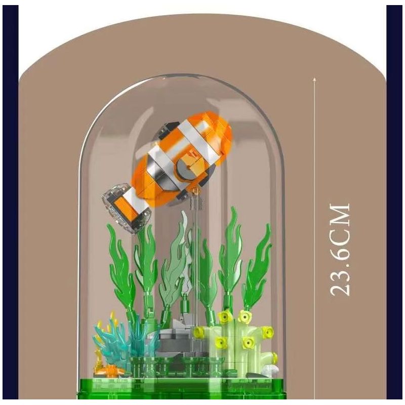 MouldKing 10102 Mould King 10102 THẾ GIỚI DƯỚI NƯỚC CÁ HỀ bộ đồ chơi xếp lắp ráp ghép mô hình UNDERWATER WORLD 426 khối