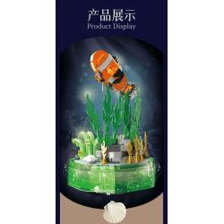 MouldKing 10102 Mould King 10102 THẾ GIỚI DƯỚI NƯỚC CÁ HỀ bộ đồ chơi xếp lắp ráp ghép mô hình UNDERWATER WORLD 426 khối