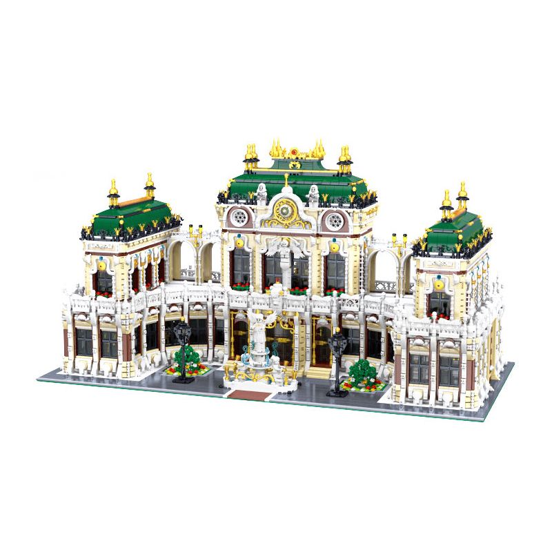 Lego BaKa Technology 33221 Luxurious Grand Palace Xếp hình lắp ráp ghép mô hình cung điện sang trọng