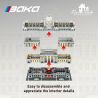 BAKA TECHNOLOGY 33205 TÒA NHÀ NGÂN HÀNG HSBC THƯỢNG HẢI bộ đồ chơi xếp lắp ráp ghép mô hình Creator SHANGHAI HSBC BANK Sáng Tạo 10423 khối