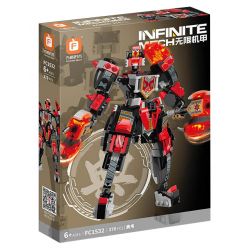 FORANGE FC1532 1532 MECHA TAM QUỐC FC1532 bộ đồ chơi xếp lắp ráp ghép mô hình 370 khối