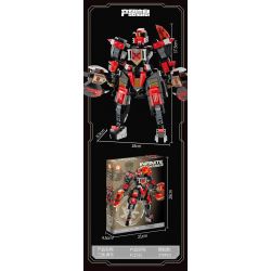 FORANGE FC1532 1532 MECHA TAM QUỐC FC1532 bộ đồ chơi xếp lắp ráp ghép mô hình 370 khối