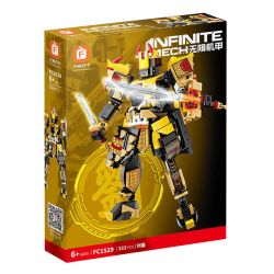 FORANGE FC1529 1529 MECHA TAM QUỐC FC1529 bộ đồ chơi xếp lắp ráp ghép mô hình 322 khối