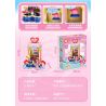 FORANGE FC2014 2014 CỐC TRÀ SỮA NHÀ TẮM bộ đồ chơi xếp lắp ráp ghép mô hình Girl Con Gái 327 khối