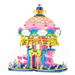 FORANGE FC2011 2011 LÂU ĐÀI ÂM NHẠC bộ đồ chơi xếp lắp ráp ghép mô hình Girl Con Gái 870 khối