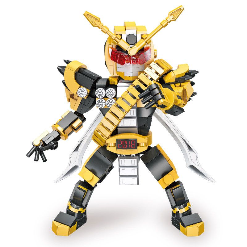  JIESTAR 58191 Masked Superman：OHMA Zi-O Xếp hình lắp ráp ghép mô hình Kamen Rider Zi-O