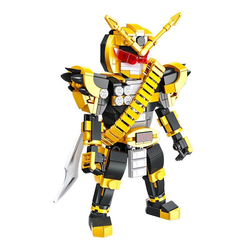 JIESTAR 58191 KAMEN RIDER ZI-O bộ đồ chơi xếp lắp ráp ghép mô hình Movie & Game MASKED SUPERMAN OHMA ZI-O Phim Và Trò Chơi 431 khối