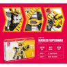 JIESTAR 58191 KAMEN RIDER ZI-O bộ đồ chơi xếp lắp ráp ghép mô hình Movie & Game MASKED SUPERMAN OHMA ZI-O Phim Và Trò Chơi 431 khối