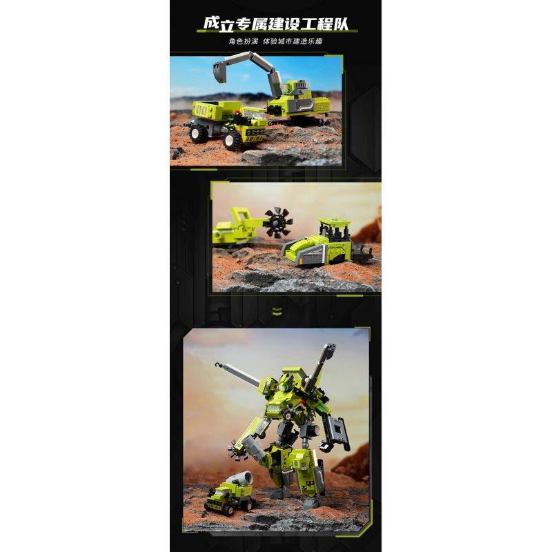 QMAN ENLIGHTEN KEEPPLEY 41110 THIẾT GIÁP KỸ THUẬT 6 TỔ HỢP XE TẢI CẨU RẢI ĐÁ MÁY XÚC KHAI THÁC MỎ BEN bộ đồ chơi xếp lắp ráp ghép mô hình 737 khối QMAN ENLIGHTEN KEEPPLEY 41110 THIẾT GIÁP KỸ THUẬT 6 TỔ HỢP XE TẢI CẨU RẢI ĐÁ MÁY XÚC KHAI THÁC MỎ BEN bộ đồ chơi xếp lắp ráp ghép mô hình 737 khối