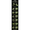 QMAN ENLIGHTEN KEEPPLEY 41110 THIẾT GIÁP KỸ THUẬT 6 TỔ HỢP XE TẢI CẨU RẢI ĐÁ MÁY XÚC KHAI THÁC MỎ BEN bộ đồ chơi xếp lắp ráp ghép mô hình 737 khối
