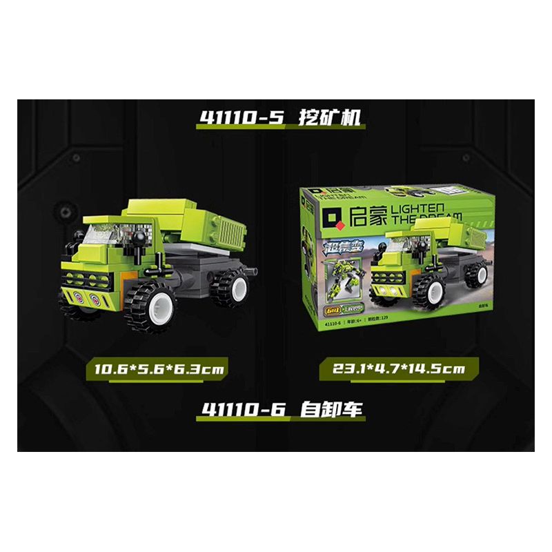 QMAN ENLIGHTEN KEEPPLEY 41110 THIẾT GIÁP KỸ THUẬT 6 TỔ HỢP XE TẢI CẨU RẢI ĐÁ MÁY XÚC KHAI THÁC MỎ BEN bộ đồ chơi xếp lắp ráp ghép mô hình 737 khối QMAN ENLIGHTEN KEEPPLEY 41110 THIẾT GIÁP KỸ THUẬT 6 TỔ HỢP XE TẢI CẨU RẢI ĐÁ MÁY XÚC KHAI THÁC MỎ BEN bộ đồ chơi xếp lắp ráp ghép mô hình 737 khối