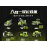 QMAN ENLIGHTEN KEEPPLEY 41110 THIẾT GIÁP KỸ THUẬT 6 TỔ HỢP XE TẢI CẨU RẢI ĐÁ MÁY XÚC KHAI THÁC MỎ BEN bộ đồ chơi xếp lắp ráp ghép mô hình 737 khối