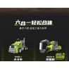 QMAN ENLIGHTEN KEEPPLEY 41110 THIẾT GIÁP KỸ THUẬT 6 TỔ HỢP XE TẢI CẨU RẢI ĐÁ MÁY XÚC KHAI THÁC MỎ BEN bộ đồ chơi xếp lắp ráp ghép mô hình 737 khối