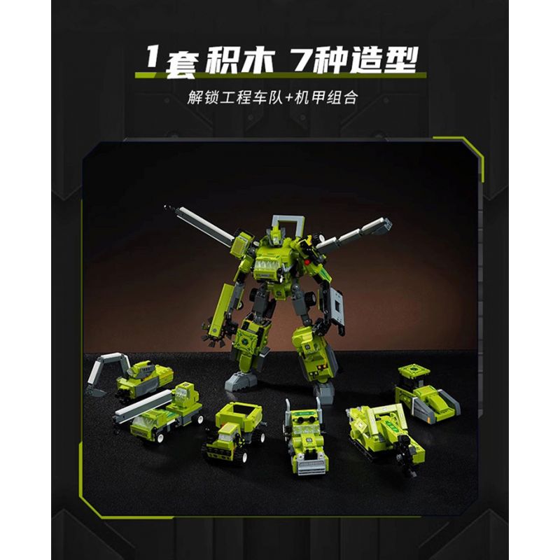 QMAN ENLIGHTEN KEEPPLEY 41110 THIẾT GIÁP KỸ THUẬT 6 TỔ HỢP XE TẢI CẨU RẢI ĐÁ MÁY XÚC KHAI THÁC MỎ BEN bộ đồ chơi xếp lắp ráp ghép mô hình 737 khối QMAN ENLIGHTEN KEEPPLEY 41110 THIẾT GIÁP KỸ THUẬT 6 TỔ HỢP XE TẢI CẨU RẢI ĐÁ MÁY XÚC KHAI THÁC MỎ BEN bộ đồ chơi xếp lắp ráp ghép mô hình 737 khối