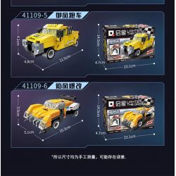 QMAN ENLIGHTEN KEEPPLEY 41109 PHANTOM 6 SIÊU TỐC KẾT HỢP CÔNG THỨC XUẤT SẮC BÁN TẢI RỰC LỬA ĐỊA HÌNH POFENG XE VÔ SONG THỂ THAO YUFENG SỬA ĐỔI NỔ YANFENG bộ đồ chơi xếp lắp ráp ghép mô hình