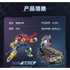 QMAN ENLIGHTEN KEEPPLEY 41109 PHANTOM 6 SIÊU TỐC KẾT HỢP CÔNG THỨC XUẤT SẮC BÁN TẢI RỰC LỬA ĐỊA HÌNH POFENG XE VÔ SONG THỂ THAO YUFENG SỬA ĐỔI NỔ YANFENG bộ đồ chơi xếp lắp ráp ghép mô hình